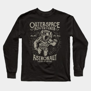 Outerspace Astronaut Nasa Adventure Space Galaxy Long Sleeve T-Shirt